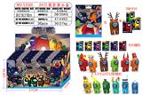 OBL856449 - 3-3.5寸我们之中（AMONG US）游戏公仔单只+3张卡片 锡袋装12款