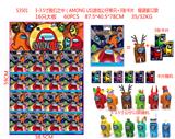 OBL856450 - 3-3.5寸我们之中（AMONG US）游戏公仔单只+3张卡片 锡袋装12款 16只贴大板