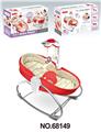 OBL857064 - 3-in-1 baby electric swing chair (red)