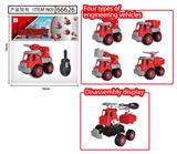 OBL857186 - DISASSEMBLY AND ASSEMBLY OF FIRE TRUCK (SMALL)