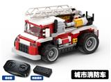 OBL857202 - 307PCS CITY FIRE TRUCK