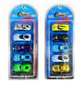 OBL857553 - 5 CARTOON ALLOY CARS