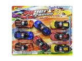 OBL857851 - TRANSPARENT SPRAY-PAINTED RETURN POLICE CAR