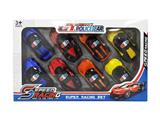 OBL857852 - TRANSPARENT SPRAY-PAINTED RETURN POLICE CAR