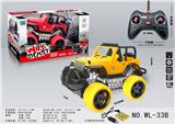 OBL858063 - 1:18牧马人仿真骨架四通灯光遥控车