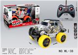 OBL858072 - 1:18酷路泽涂鸦四通灯光遥控车