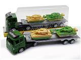 OBL858459 - 惯性军事拖头车载回力坦车