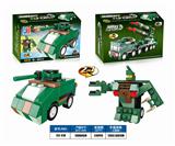 OBL858608 - YIZHI CITY MILITARY BUILDING BLOCK PALISADE A TRANSPORT VEHICLE