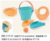 OBL858856 - SOFT RUBBER BEACH WATER TOYS 6PCS
