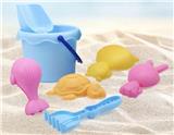 OBL858857 - SOFT GLUE BEACH WATER TOY 7PCS