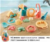 OBL858865 - SOFT RUBBER BEACH WATER TOYS 17PCS