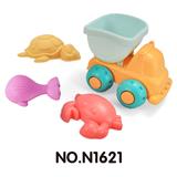 OBL858867 - SOFT RUBBER BEACH WATER TOYS 4PCS