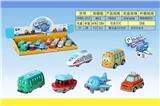 OBL859041 - SIX STYLES AND SIX COLORS OF RECOIL ALLOY CARTOON CAR