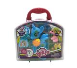 OBL860435 - LARGE ENAMEL UNICORN WITH 2 SMALL ENAMEL UNICORN WITH HAT SCHOOLBAG