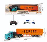 OBL860749 - 1:48四通拖头遥控车-长头货柜（带灯光）