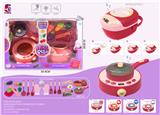 OBL863217 - RED MULTI-FUNCTIONAL INDUCTION COOKER RICE COOKER SET 30PCS