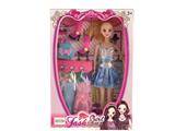 OBL864032 - ELEVEN INCHES OF EMPTY-FOOTED BARBIE