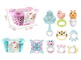 OBL864266 - BABY RINGER TOYS PACK BASKETS WITH 10-PIECE SETS