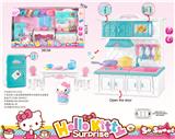 OBL864815 - KT猫厨房餐具过家家套装