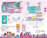 OBL864841 - 惊喜娃娃厨房餐具过家家套装