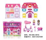 OBL864917 - 仿真别墅配公仔，家具