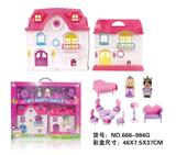 OBL864920 - 仿真别墅配公仔，家具