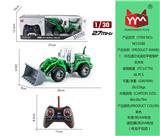 OBL865449 - 1: 30 Wutong light remote control flat arm push shovel farmer car