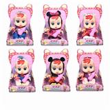 OBL865793 - 10 INCH 6 MIXED GLUE WILL CRY TEARS DOLL WITH COLORFUL LIGHTS WITH FOUR IC