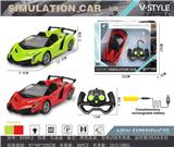 OBL867232 - 1: 18 CONVERTIBLE LAMBORGHINI FOUR WAY REMOTE CONTROL CAR WITH FRONT LIGHT (HANDLE REMOTE CONTROL)
