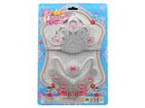 OBL867418 - ELECTROPLATING JEWELRY CROWN BRA SET