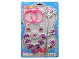 OBL867419 - ELECTROPLATING JEWELRY ROSE NECKLACE SET