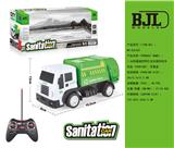 OBL867447 - 1:36 Four-way remote control with light garbage collection truck