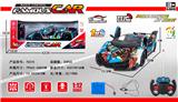 OBL867867 - 1: 12 FIVE WAY REMOTE CONTROL ONE BUTTON DOUBLE DOOR SIMULATION GRAFFITI POISON CAR