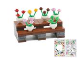 OBL868726 - 兼容乐高自装益智积木花盆台椅子摆件70PCS