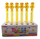 OBL869013 - YELLOW DUCK WHISTLE BUBBLE STICK
