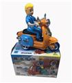 OBL869314 - Light music wand mini boy riding motorcycle