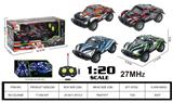 OBL869647 - 1: COOL LED LIGHTING OF 20 FOUR-WAY PVC SHELL SHORT CARD OFF-ROAD REMOTE CONTROL RACING CAR