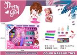 OBL870094 - EYELASH, EYE SHADOW, LIPSTICK, MANICURE, MAKEUP BRUSH SET