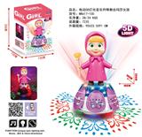 OBL870530 - 电动5D灯光音乐升降舞台玛莎女孩