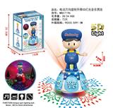 OBL870535 - 电动5D万向旋转升降灯光音乐男孩
