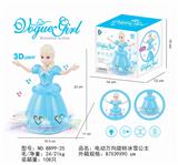 OBL870575 - 电动万向旋转冰雪公主