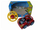 OBL870683 - ERTONG REMOTE CONTROL BLACK WHEEL LIGHT CARTOON CAR