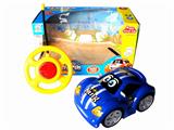 OBL870687 - ERTONG REMOTE CONTROL BLACK WHEEL LIGHT CARTOON CAR