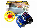 OBL870689 - ERTONG REMOTE CONTROL BLACK WHEEL LIGHT CARTOON CAR