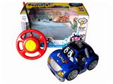 OBL870691 - ERTONG REMOTE CONTROL BLACK WHEEL LIGHT CARTOON CAR