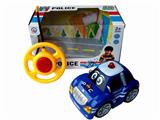 OBL870694 - ERTONG REMOTE CONTROL BLACK WHEEL LIGHT CARTOON CAR