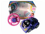 OBL870696 - ERTONG REMOTE CONTROL BLACK WHEEL LIGHT CARTOON CAR