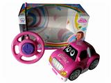 OBL870699 - ERTONG REMOTE CONTROL BLACK WHEEL LIGHT CARTOON CAR