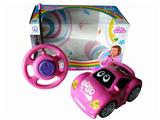 OBL870700 - ERTONG REMOTE CONTROL BLACK WHEEL LIGHT CARTOON CAR