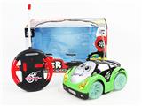 OBL870759 - FOUR WAY REMOTE CONTROL BRIGHT WHEEL MUSIC LIGHT CARTOON CAR
